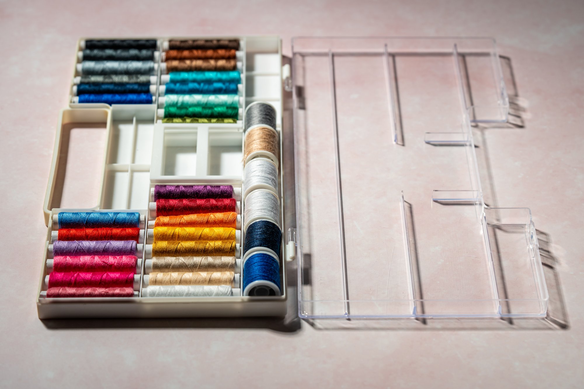 Studio del colore e campioni su tela